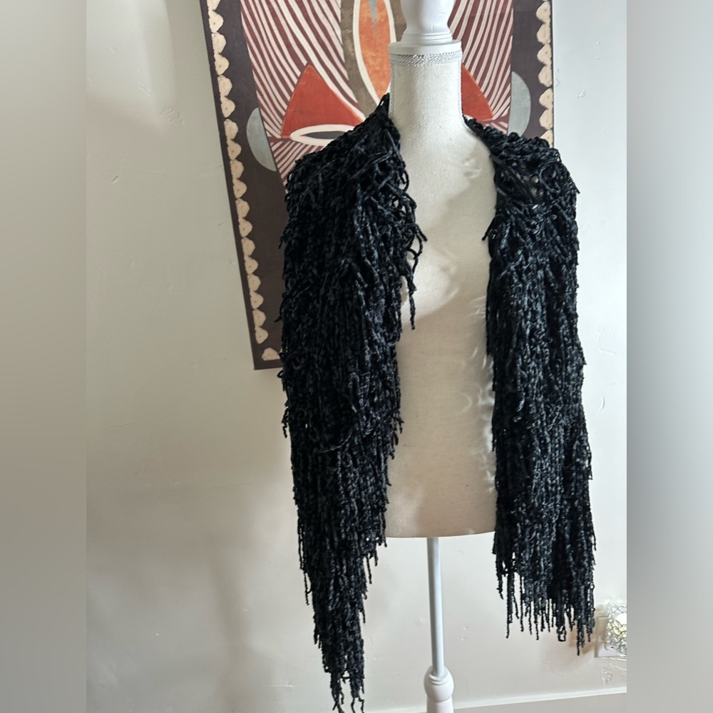 Forever 21 shaggy shrug. Worn